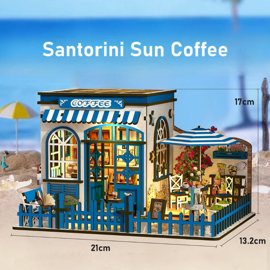 Santorini Sun Coffee DIY Miniature Kit