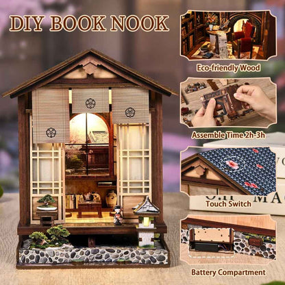 Demon Slayer Inspired Moss-Lantern Harmony Garden DIY Book Nook Kit