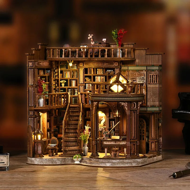 Dreamy Book Hall Library Book Nook DIY Kit