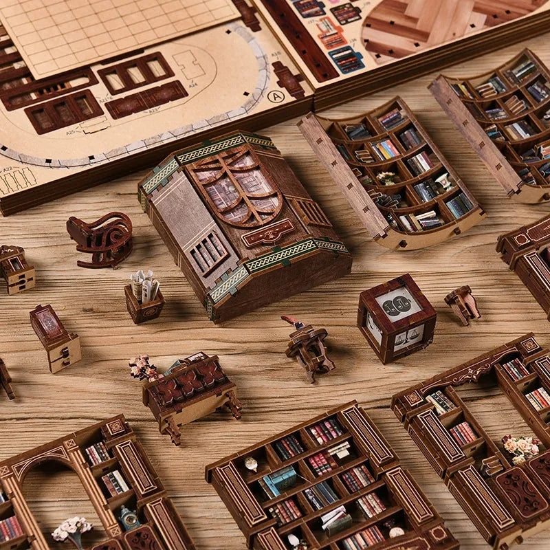 Dreamy Book Hall Library Book Nook DIY Kit