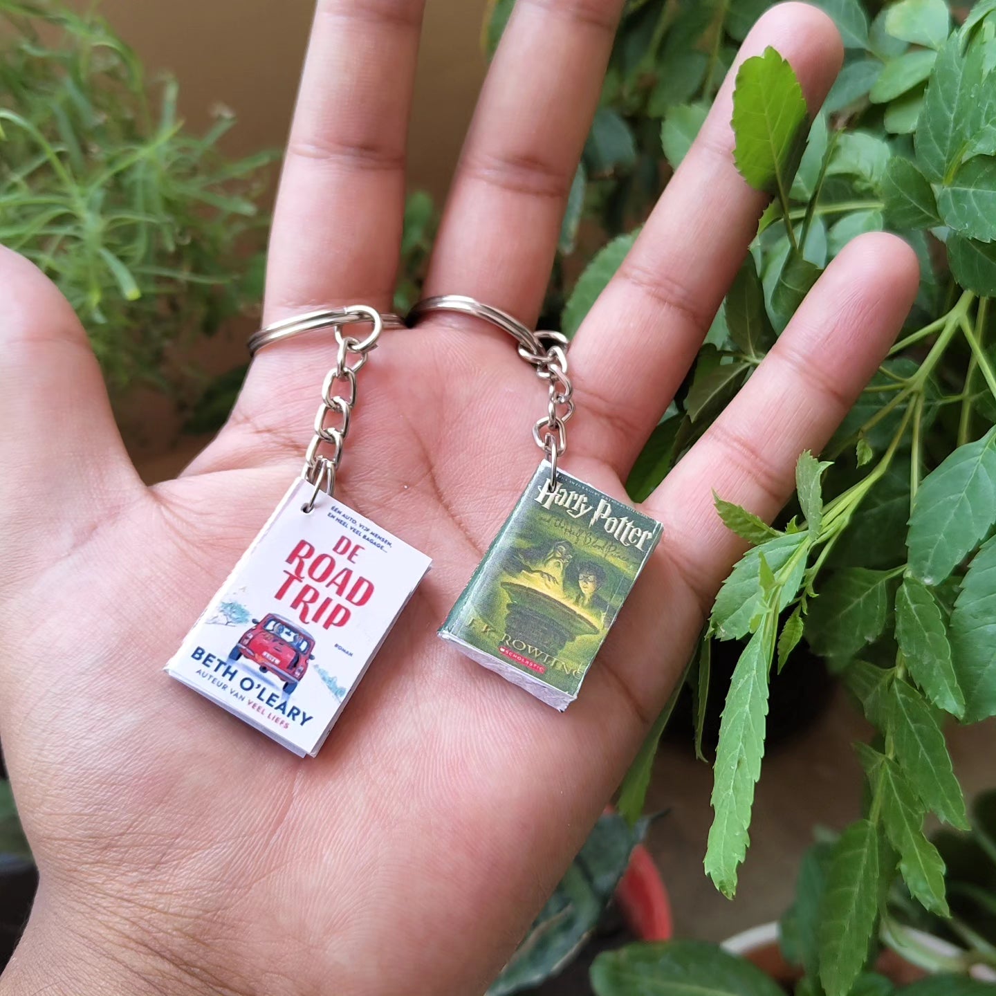 Mini Books Key Chain | Customizable Book Keychains